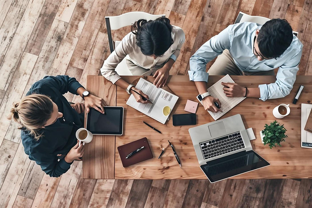 Business team collaboration